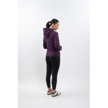 Technische sweatvest met rits Harcour Ava Vijg Violet Technische sweatvest met rits Harcour Ava Vijg Violet