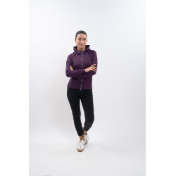Technische sweatvest met rits Harcour Ava Vijg Violet Technische sweatvest met rits Harcour Ava Vijg Violet