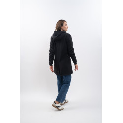 Lange jas Harcour Abby Zwart Lange jas Harcour Abby Zwart
