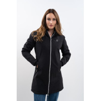 Lange jas Harcour Abby Zwart Lange jas Harcour Abby Zwart