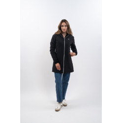 Lange jas Harcour Abby Zwart Lange jas Harcour Abby Zwart