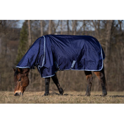 Bucas Atlantic Exclusive deken en halsstuk Marine / blauw