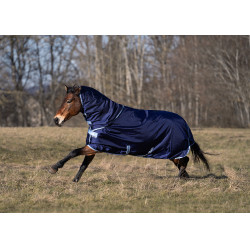 Bucas Atlantic Exclusive deken en halsstuk Marine / blauw