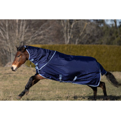 Bucas Atlantic Exclusive deken en halsstuk Marine / blauw