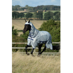 Bucas Sweet-Itch X light B/N deken Zilver Bucas Sweet-Itch X light B/N deken Zilver