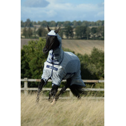 Bucas Sweet-Itch X light B/N deken Zilver Bucas Sweet-Itch X light B/N deken Zilver