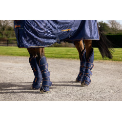 Bucas Therapy transportbeschermers Marine / oranje Blauw Bucas Therapy transportbeschermers Marine / oranje Blauw
