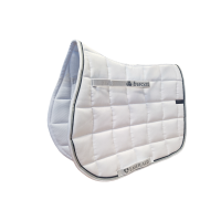 Bucas Emeraude zadeldekje Wit / gestreept