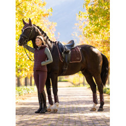 LeMieux kniestuk grip broek Isabelle dames Damson Violet