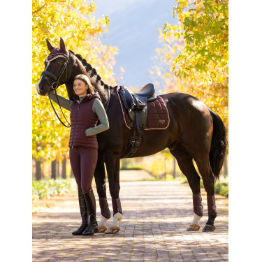 LeMieux kniestuk grip broek Isabelle dames Damson Violet