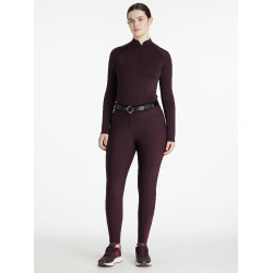LeMieux kniestuk grip broek Isabelle dames Damson Violet