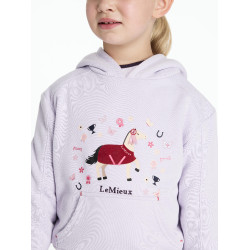 Mini LeMieux Romi hoodie Lila Violet