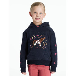 Mini LeMieux Romi hoodie Marine Marineblauw