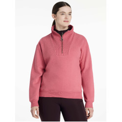 LeMieux trui met opstaande kraag en ritssluiting Keira dames Veenbes Roze LeMieux trui met opstaande kraag en ritssluiting Keira dames Veenbes Roze