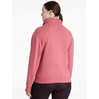 LeMieux trui met opstaande kraag en ritssluiting Keira dames Amandel Beige