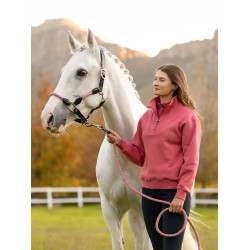 LeMieux trui met opstaande kraag en ritssluiting Keira dames Veenbes Roze LeMieux trui met opstaande kraag en ritssluiting Keira dames Veenbes Roze