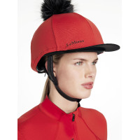 LeMieux Klassieke muts met afneembare pompon Chilli Rood