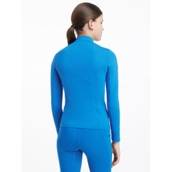Baselayer LeMieux Young Rider Classique met lange mouwen Benetton blauw Baselayer LeMieux Young Rider Classique met lange mouwen Benetton blauw