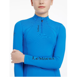 Baselayer LeMieux Young Rider Classique met lange mouwen Benetton blauw Baselayer LeMieux Young Rider Classique met lange mouwen Benetton blauw