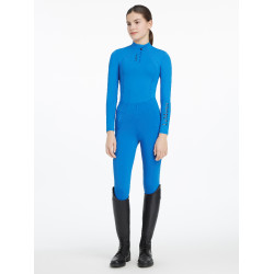 Baselayer LeMieux Young Rider Classique met lange mouwen Benetton blauw Baselayer LeMieux Young Rider Classique met lange mouwen Benetton blauw