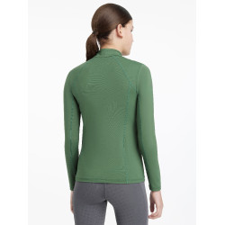 Baselayer LeMieux Young Rider Classique met lange mouwen Groen hunter