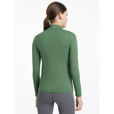 Baselayer LeMieux Young Rider Classique met lange mouwen Groen hunter