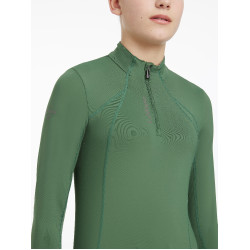 Baselayer LeMieux Young Rider Classique met lange mouwen Groen hunter