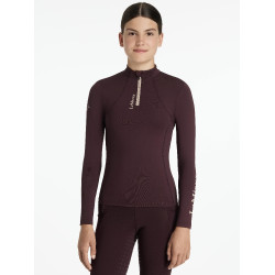 Baselayer LeMieux Young Rider Classique met lange mouwen Damson Violet