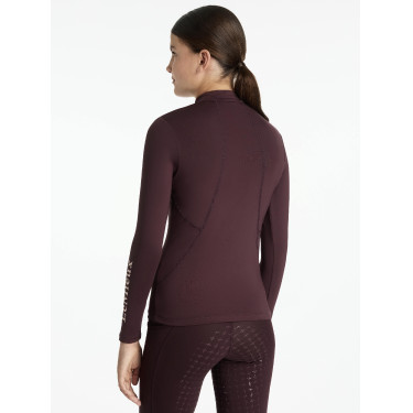 Baselayer LeMieux Young Rider Classique met lange mouwen Damson Violet