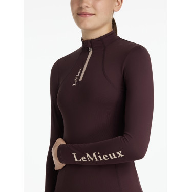 Baselayer LeMieux Young Rider Classique met lange mouwen Damson Violet
