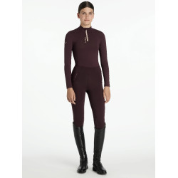 Baselayer LeMieux Young Rider Classique met lange mouwen Damson Violet