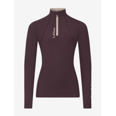 Baselayer LeMieux Young Rider Classique met lange mouwen Damson Violet