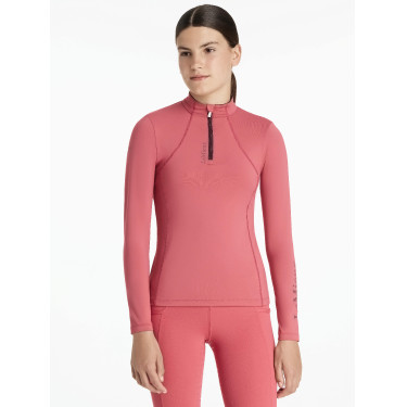 Baselayer LeMieux Young Rider Classique met lange mouwen Veenbes Roze