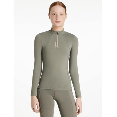 Baselayer LeMieux Young Rider Classique met lange mouwen Rozemarijn Groen