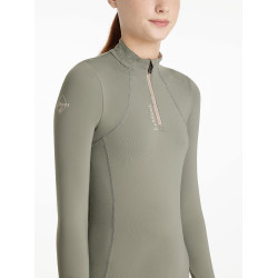 Baselayer LeMieux Young Rider Classique met lange mouwen Rozemarijn Groen