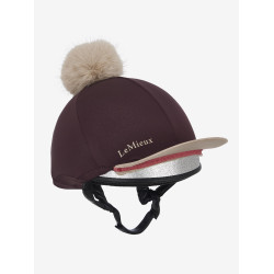 LeMieux Klassieke muts met afneembare pompon Damson Violet