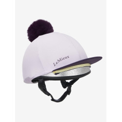 LeMieux Klassieke muts met afneembare pompon Lila Violet