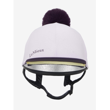 LeMieux Klassieke muts met afneembare pompon Lila Violet