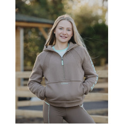 LeMieux Harlow Young Rider hoodie Walnoot