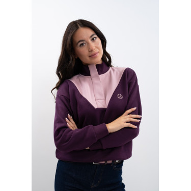 Sweater Harcour Ambre Vijg / lichtroze Sweater Harcour Ambre Vijg / lichtroze