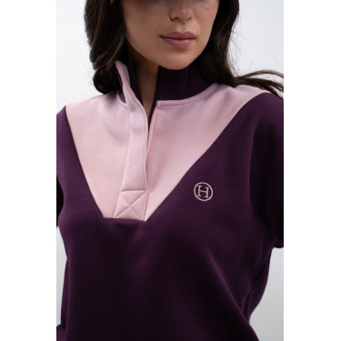 Sweater Harcour Ambre Vijg / lichtroze Sweater Harcour Ambre Vijg / lichtroze