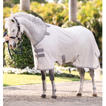 Vliegendeken Horseware Amigo Bug Rug Pony Zilver / titaniumgrijs / zilver Vliegendeken Horseware Amigo Bug Rug Pony Zilver / titaniumgrijs / zilver