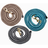 Elastische ronde longe T van T Blauw / lichtblauw