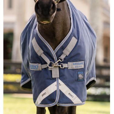 Horseware Rhino Pony Turnout 100g deken Zwart / titaniumgrijs / klassiek blauw Horseware Rhino Pony Turnout 100g deken Zwart / titaniumgrijs / klassiek blauw