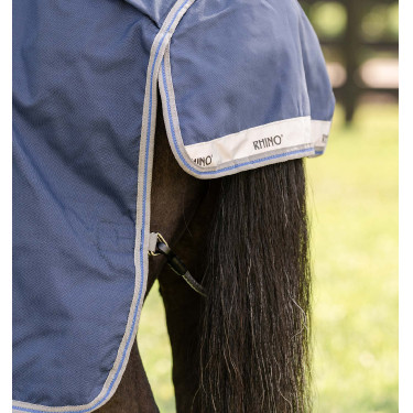 Horseware Rhino Pony Turnout 100g deken Zwart / titaniumgrijs / klassiek blauw Horseware Rhino Pony Turnout 100g deken Zwart / titaniumgrijs / klassiek blauw