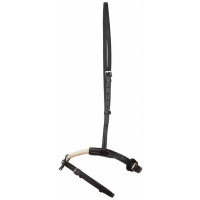 Touw- en leren neusriem T van T Zwart