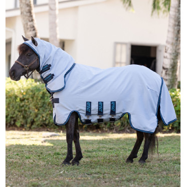 Horseware deken met onverscheurbare hals Amigo voor mini Hemelsblauw / marineblauw / elektrisch blauw Horseware deken met onverscheurbare hals Amigo voor mini Hemelsblauw / marineblauw / elektrisch blauw