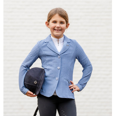 Wedstrijdjas Horseware kind Motion Lite Siciliaans blauw Wedstrijdjas Horseware kind Motion Lite Siciliaans blauw