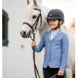 Wedstrijdjas Horseware kind Motion Lite Siciliaans blauw Wedstrijdjas Horseware kind Motion Lite Siciliaans blauw