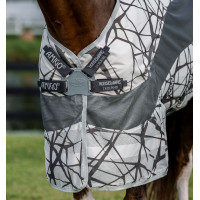 Anti-vliegendeken Horseware Camouflage 3-in-1 Amigo® CamoFly Grijs / limoengroen bedrukt Motieven Anti-vliegendeken Horseware Camouflage 3-in-1 Amigo® CamoFly Grijs / limoengroen bedrukt Motieven